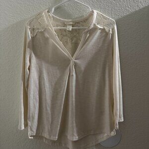 H&M Women blouse beige size S